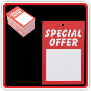 UnStrung Sale Ticket "SPECIAL OFFER" 75x50mm  - Pack 100